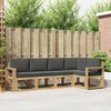 Set vanjskih sofa s jastukom 5 pcs Bijela i antracit