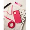 Sinsay - Jednobojna futrola za iPhone 13/14 sa talasastim ivicama - roze