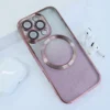 Maska Mag Case Electroplated za iPhone 16 Pro Max roze
