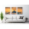 Wallity Dekorativne uramljene slike, 50x70cm, 3 komada, Šarene