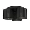 Plafonski luster LOFT SHADE 3xE27/60W/230V crni