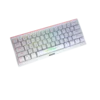 Tastatura USB Marvo KG962 gejmerska sa crvenim mehaničkim prekidačima, RGB pozadinsko osvetljenje bela