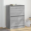 Ormarić za cipele s 2 preklopne ladice boja hrasta 80x42x108 cm