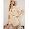 Trendyol Milla Ženski set pidžame Thmss25Pt00312, Žuti