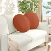 Jastučići za sjedenje 2 pcs Crvena narančasta O50 x 19 cm