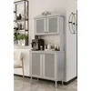 Hanah Home ormar za kafe kutak Avior 90, 90 cm, svetlosivi