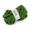 Pletena preja chenille soft 250 g - zelena