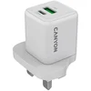 shumee Stenski polnilnik CANYON CU20AC GaN 20 W 1 x PD 1 x QC 2,5 A, bel