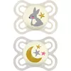 MAM Perfect Night 0+ months duda Beige/ Grey 2 kos