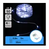 Aigostar - LED svetlosni lanac 50xLED/3xAA 5,3 m hladna bela