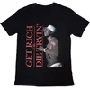 50 Cent Majica Get Rich Unisex Black M