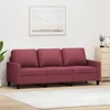 vidaXL Trosed vinsko rdeč 180 cm blago