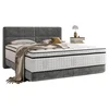 Esposa POSTELJA BOXSPRING 180 cm x 200 cm , tekstil siva