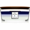 WoodWick Mirišljava sveća Evening Luxe Elipse Trilogy, Ljubičasto-bela