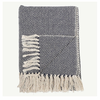 Modra odeja Bloomingville Throw, 130x160 cm