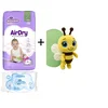 Violeta DC Pelene Air Dry 5, 11-25 kg, 52/1, Violeta Vlažne maramice Water Care, 56/1 + Plišana igračka pčelica gratis
