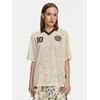 adidas Majica Farm Rio KR0239 Svetlo bež Loose Fit