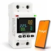 Qoltec enofazni elektronski vatmeter | merilnik porabe energije | DIN35 | Daljinski upravljalnik | Zgodovina meritev | Wi-Fi | TUYA | Pametno življenje