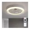 Brilagi - LED prigušiva plafonski ventilator LED/40W/230V prečnika 48 cm bela + daljinski upravljač