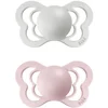 BIBS Couture Natural Rubber 1 duda Haze/Blossom 2 kos