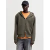 JACK & JONES Jopa na zadrgo JCOLEGACY temno siva