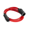 Peiying Produžni kabl za upaljač u automobilu PY-CHR0013-1.5, 120 W, 1.5 m, Crveni