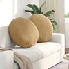 Jastučići za sjedenje 2 pcs Smeđa O 80 x 29 cm Baršun