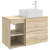 Set namještaja za kupaonicu 2 pcs Hrast sonoma