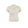 Trendyol Curve Ženska bluza Tbbaw26Af00053, Bež