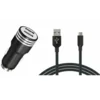 PUNJAC ZA MOBILNI 2xUSB 2,4A SA KABLOM USB-C