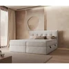 Boxxx POSTELJA Z VZMETNICO 160 cm x 200 cm , tekstil bela