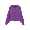 VERO MODA Pletena jopa VMNOELLA temno liila