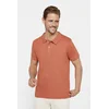 TUDORS Muška majica, Slim Fit, Terakota