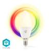 Nedis Barvna pametna LED žarnica SmartLife | Wi-Fi | E14 | 470 lm | 4,9 W | RGB/topla do hladna bela | 2700–6500 K | Android/iOS | 1 kos