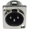American Audio Accu-Cable AC-C-XM3 XLR 3pin male panel metal priključak