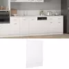 vidaXL Plošča za pomivalni stroj bela 45x3x67 cm iverna plošča