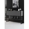Hanah Home Komoda Luxe 120x80x30cm Crno-Antracit