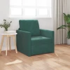Krevet na razvlačenje Tamnozelena 74 x 77 x 81 cm Baršun