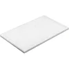 Gastro plastična deska za rezanje 32,5x26,5x2 cm GN 1/2, z utorom, bela