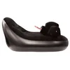 SuperLove Velvet Luxury Inflatable Fucking Bed Black