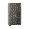 Usnjena denarnica Secrid Slimwallet Hexagon Grey