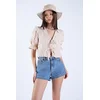 Trend Alaçati Stili Bluza kremna