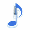 Sponka Eight Note Blue agifty