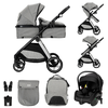 Lorelli kolica za bebe 3u1 aspen sa trans.sedistem+adapteri - grey ( 10022022506 )