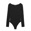 Pull&Bear Bodi majica črna