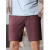 Sinsay - Kratke pantalone s vezicom za pritezanje oko struka - maroon
