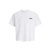 JACK & JONES Majica JORKEN  roza / črna / bela