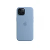 iPhone 15 Silicone Case with MagSafe - Winter Blue