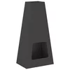 Kamin Crna Veličina 50 x 35 x 100 cm Čelik