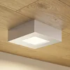 Prios LED stropna svetilka Alette, srebrna, 12,2 cm, z možnostjo zatemnitve - Kopalnica - Sodobni - srebrna, bela - Kovina